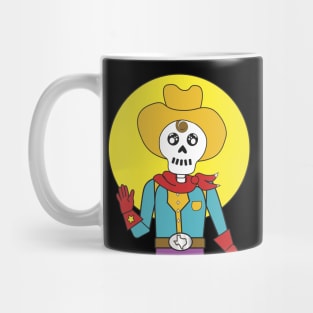 Cowboy Skeleton Mug